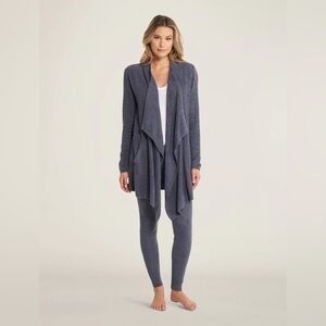 NWT Barefoot Dreams CozyChic Lite Island Wrap Cardigan Pacific Blue L/XL Luxury